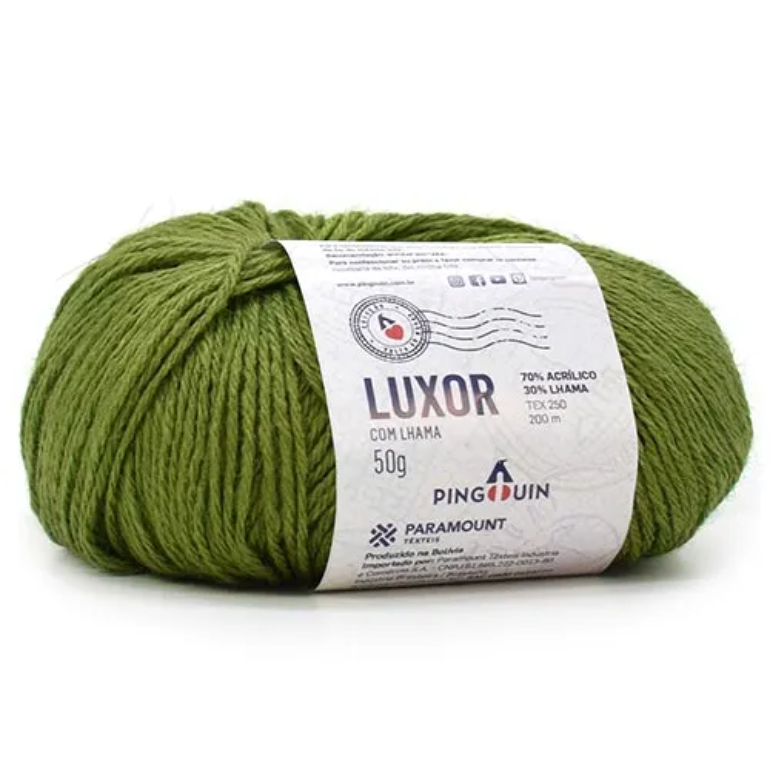 Fio Luxor Pingouin 50g - Acrílico e Lhama